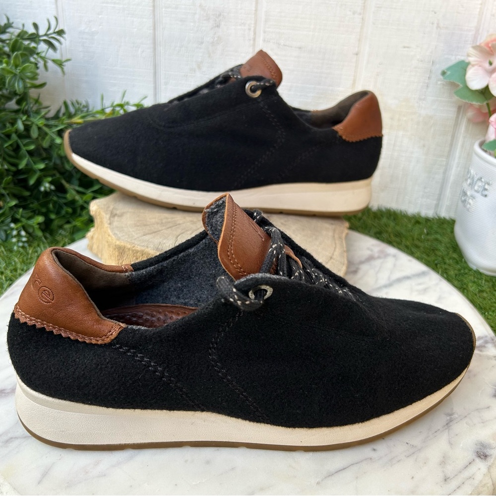 PAUL GREEN Kalista sneakers in Black Cognac Size US  6.5 UK 4 womens